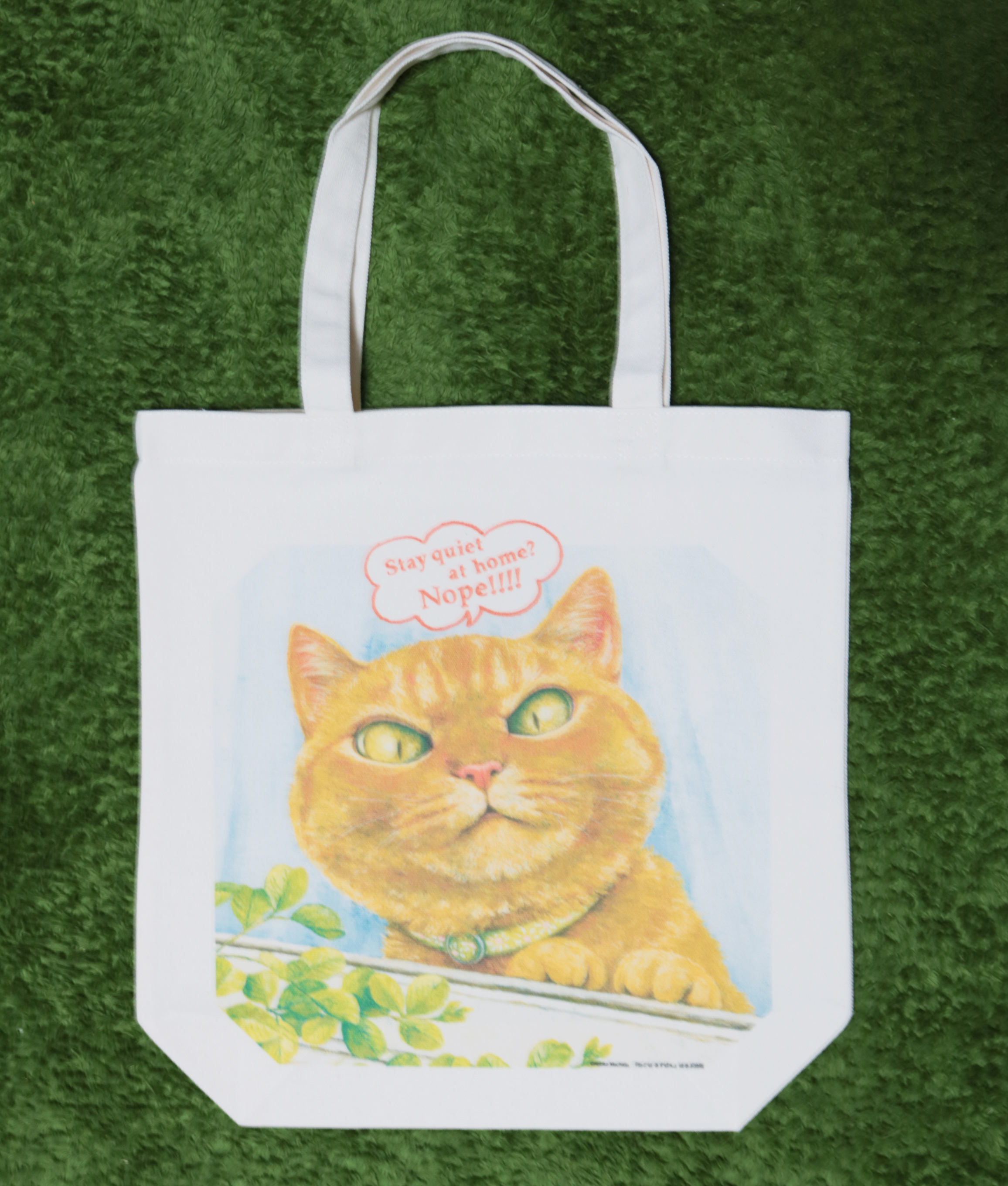 町田尚子 ねこはるすばん トートバッグ・ポストカード | かぎしっぽ