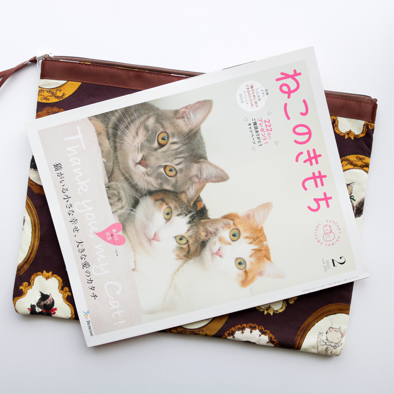 くらはしれい　バッグ　猫　家族 くらはしれい／おかいものバッグ「猫との生活」 | ひそかな雑貨