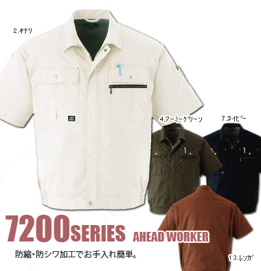 7200 防縮・防しわ加工