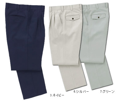 BC20664 ツータックパンツ-大きいサイズ有ります。