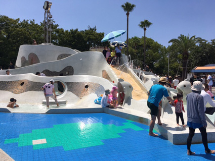 西猪名公園 ウォーターランド 伊丹 水遊び