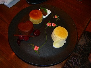 スフレセット お薦めケーキ(1000円)