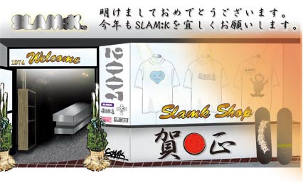 ストリートファッション、ストリートブランドTシャツ販売スラムケー商品写真