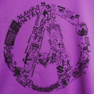 パンクaロゴtシャツ