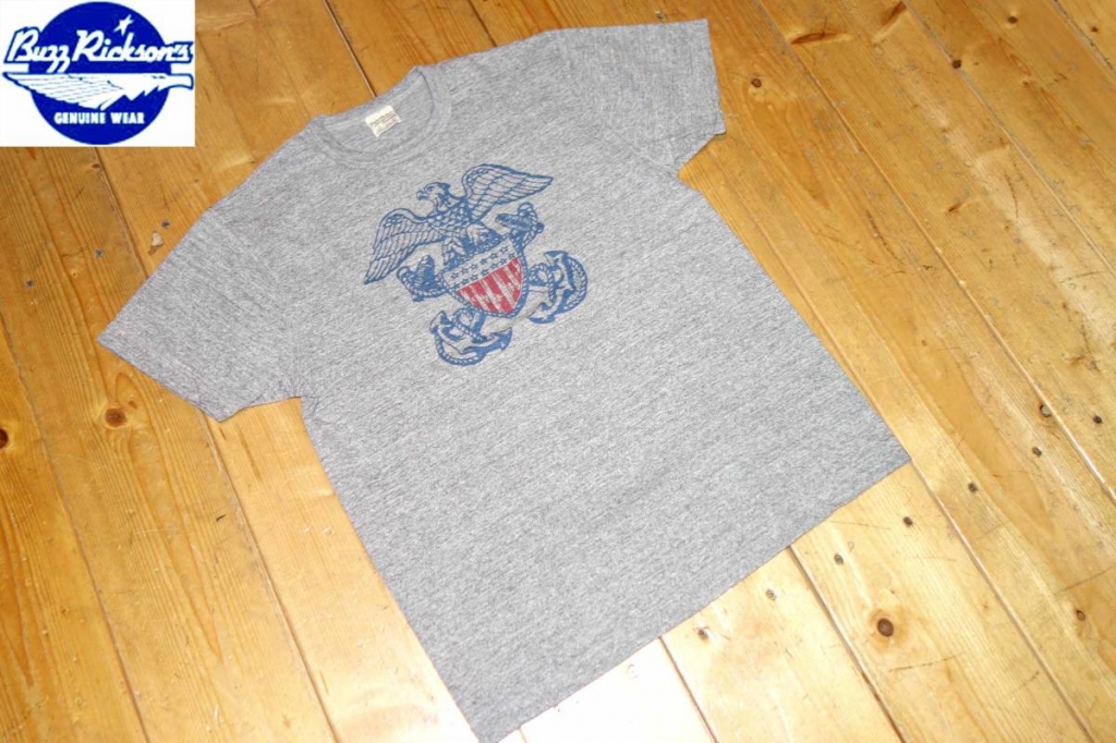 バズリクソンズBUZZRICKSONSミリタリーウェアTシャツグレーS