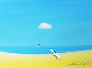 葉祥明フェアのお知らせ：＜松戸伊勢丹＞にて販売原画のご紹介