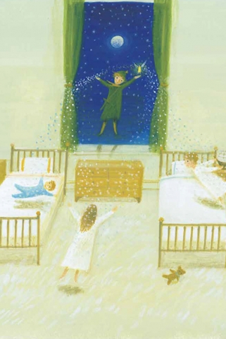 葉祥明美術館の企画展：絵本『ピーターパンとウェンディ』原画展