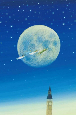 【美品】葉祥明 絵画 気球の夜空 美品】葉祥明 絵画 気球の夜空