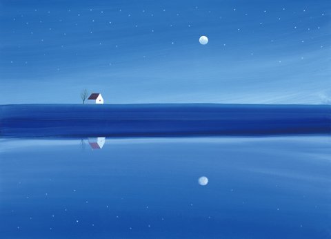 新刊のご紹介：アートグラフの新柄ご紹介！【Double Moon】 | 葉