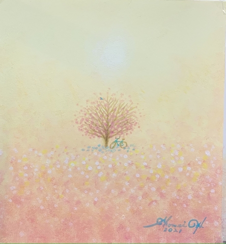 葉祥明　「妖精の棲む森」　限定版画 葉 祥明 風景画 葉祥明 妖精の棲む森 限定版画 アートグラフ 妖精の