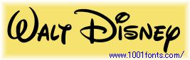 ディズニーフォント