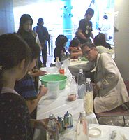 科学の祭典・工藤先生のブース