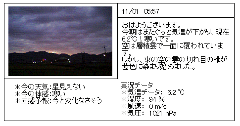 天気リポ