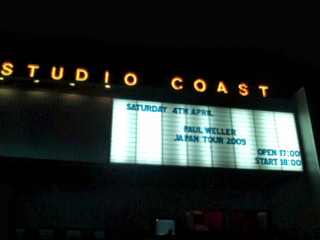 Paul Weller@Studio Coast