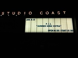 Public Image Limited@Studio Coast