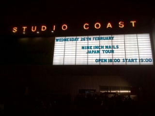 ナイン・インチ・ネイルズ(Nine Inch Nails)@Studio Coast 2014年2月26日