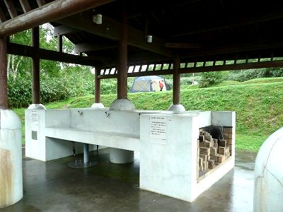 ニセコ野営場の炊事場