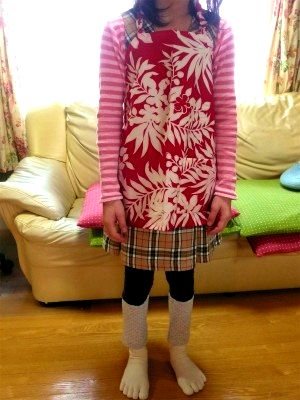 簡単 小４の娘に手作りしたエプロン 手縫いで３時間 ちびむすブログ