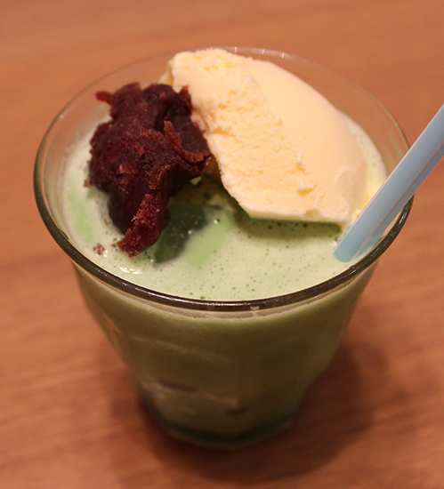 手作り抹茶フロート