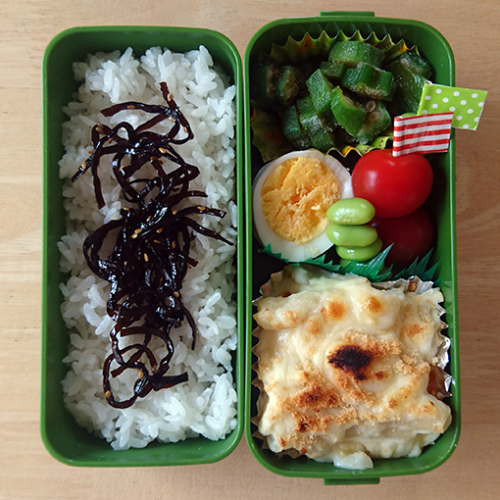 女子高生弁当 グラタン