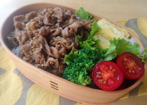 高校生弁当 生姜焼き