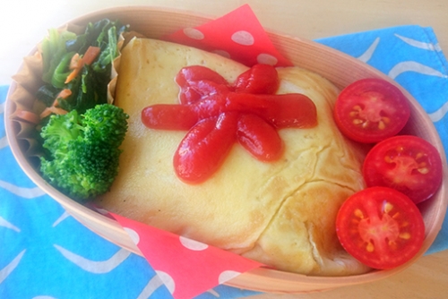 高校生弁当 オムライス