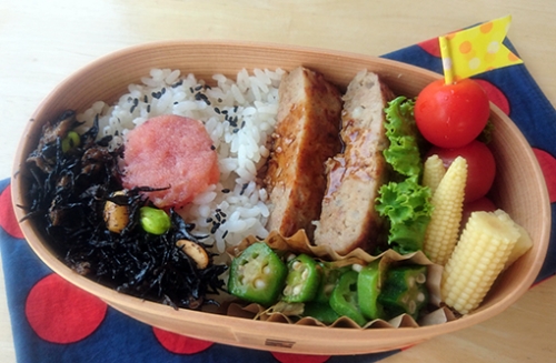 高校生弁当 ハンバーグ