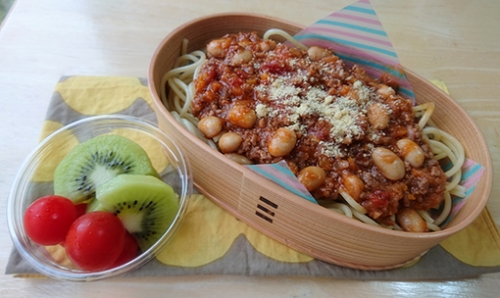 高校生弁当 ミートソース