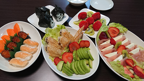 クリスマスぽい夕食