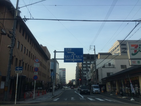 京都駅周辺道路