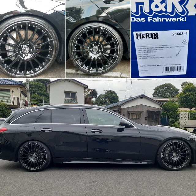 H＆R ダウンサス ベンツ Cクラス W206 C180/C200 206041C/206042C 28603-1