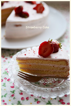 苺のケーキ