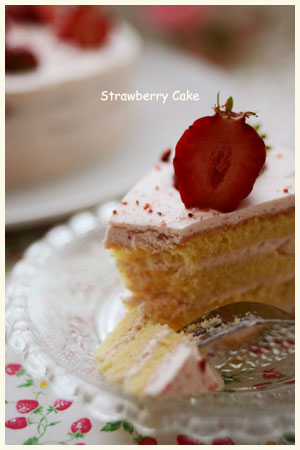 苺のケーキ
