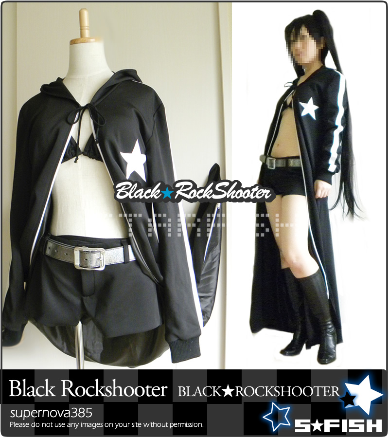 STF]BLACK☆ROCKSHOOTER☆ブラックロックシューター☆B☆RSコスプレ 