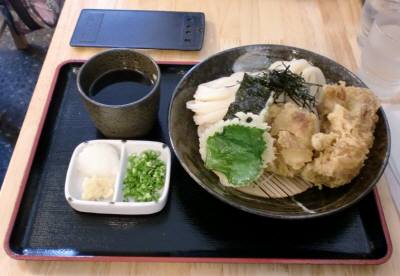 とり天ざる