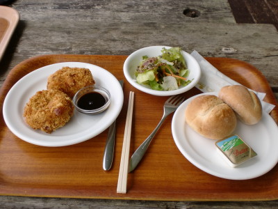 コロッケ定食