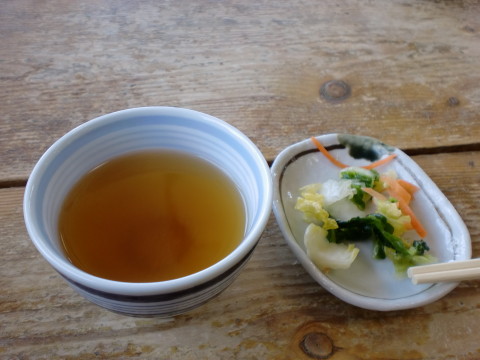お茶とお茶うけ