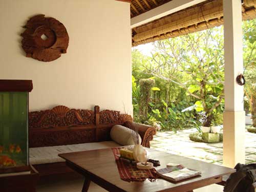 villa bulan indahのリビング