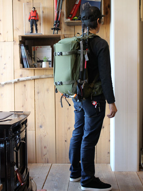 バックカントリーに！ PLUSONE WORKS shumari 35l カーキ SHUMARI 35 EVO | フルマークスストア-北欧アウトドア用品