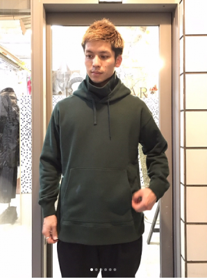 mister gentle man タートルネック　フーディー ミスタージェントルマン タートルネックフーディー パーカー メンズ
