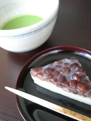 水無月とお茶
