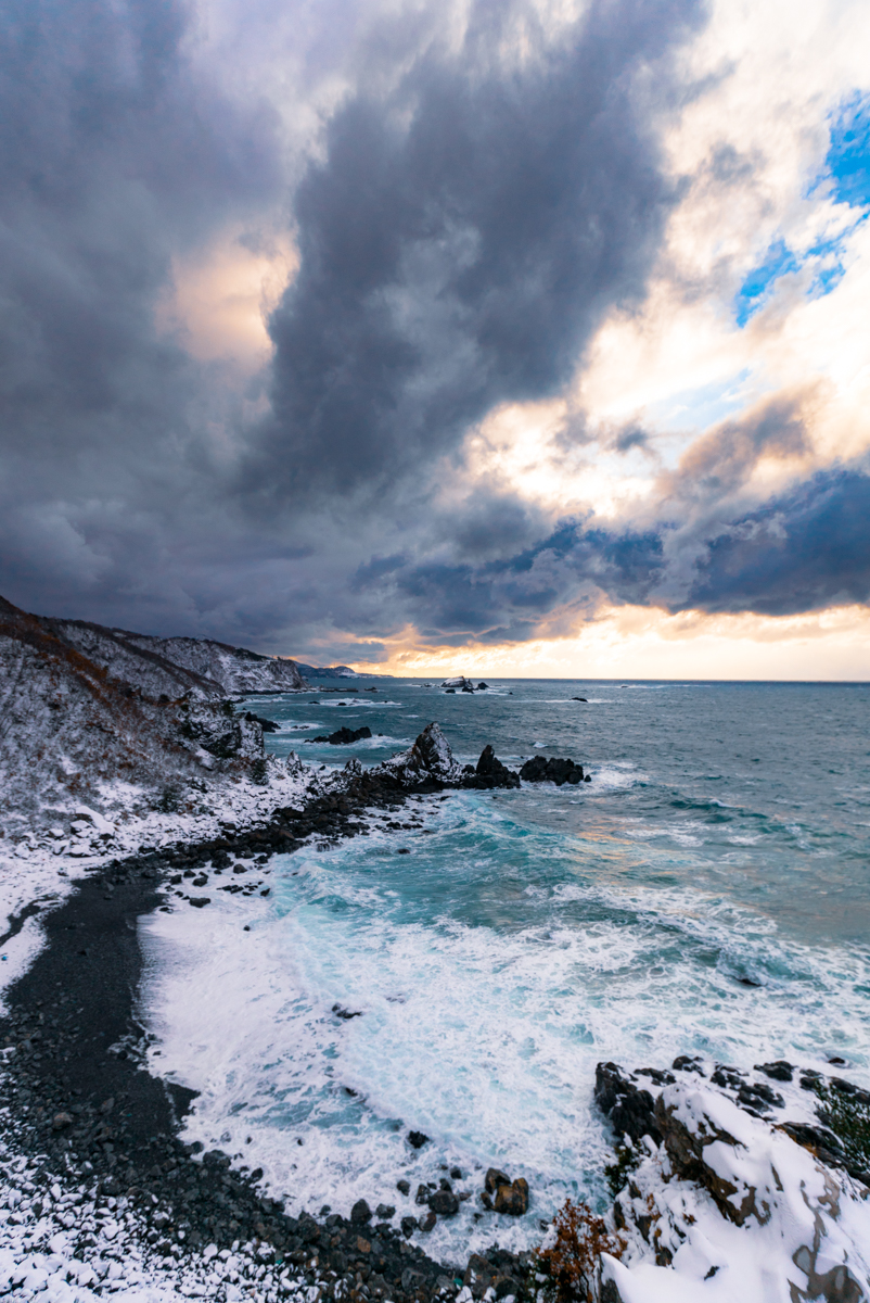 雪の外海府へ | 佐渡の四季+α