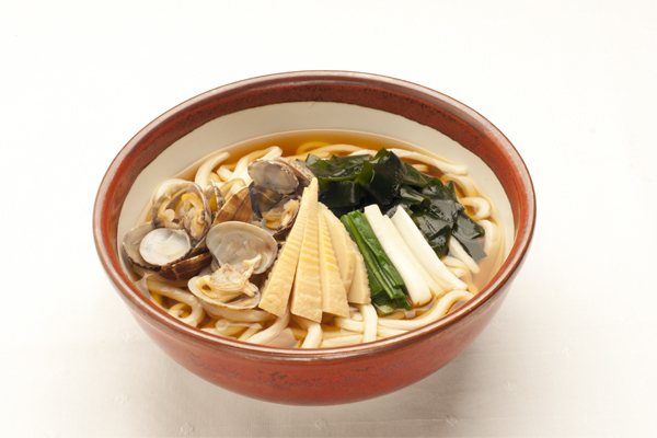磯の香りを食す 若竹うどん
