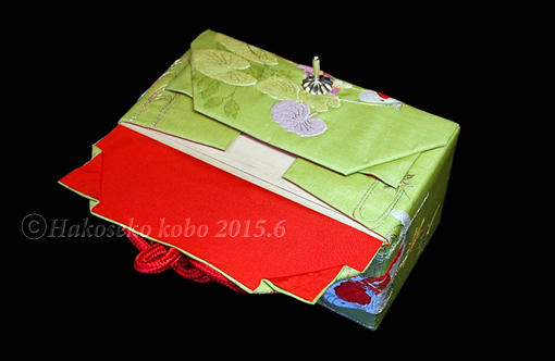 珍品　時代　定家文庫　化粧箱 定家文庫『鯉と紅葉』～midoriさんの作品 | 筥迫は続くよどこまでも！