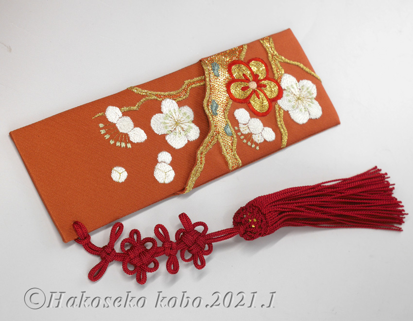2021新年 江戸型筥迫（開き扉） 〜M.Wさんの作品〜 | 筥迫は続く