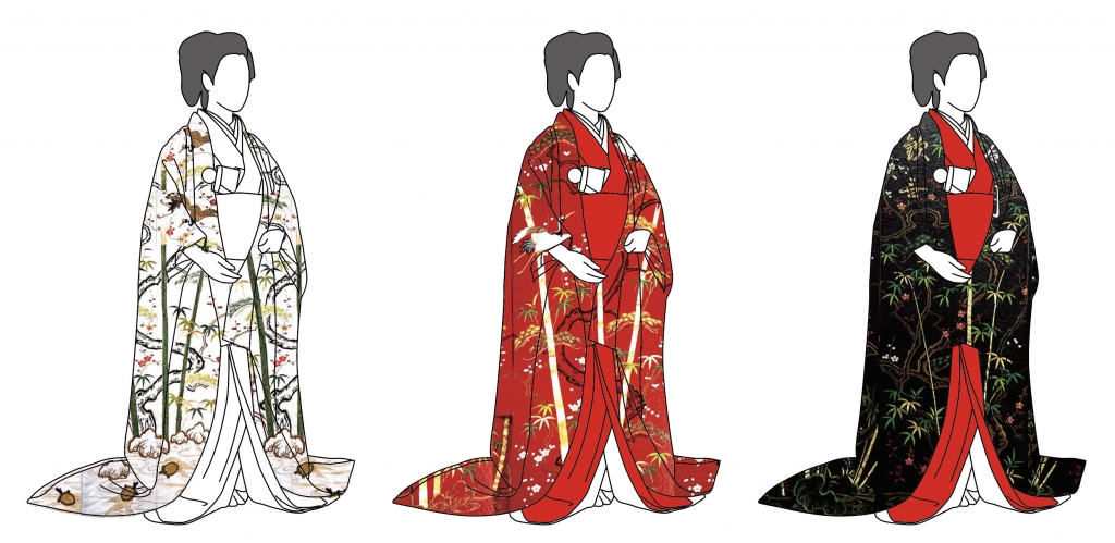 楊枝差し（誰ヶ袖）に見る婚礼の白・赤・黒 | 筥迫は続くよどこまでも！