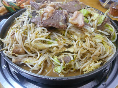 当新田食堂 肉