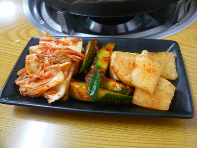 当新田食堂 キムチ
