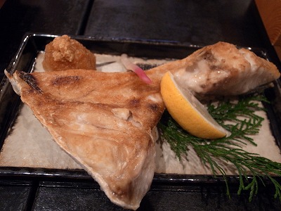 もっこす カマの塩焼き