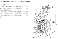 ゴルフシュミレーションゲーム環境装置